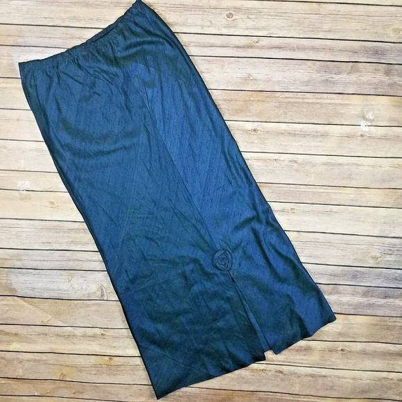 Lee Andersen Vamp Silk Skirt Designer Rockabilly - Picture 2 of 8